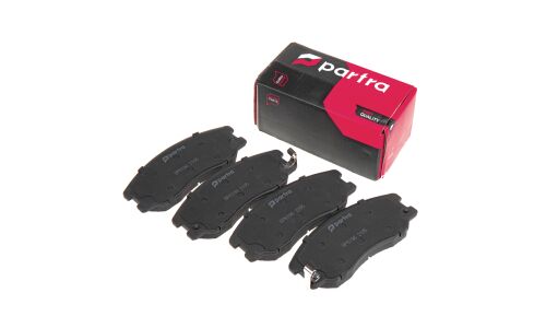 Колодки тормозные дисковые Partra, передние, комплект на ось (4 шт), арт. BP6196