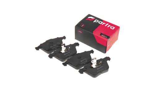 Колодки тормозные дисковые Partra, передние, комплект на ось (4 шт), арт. BP6205