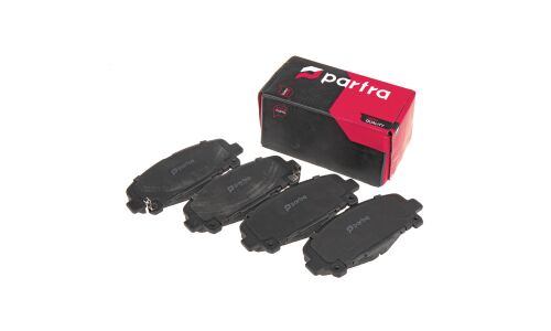 Колодки тормозные дисковые Partra, передние, комплект на ось (4 шт), арт. BP6210