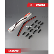 Щетка стеклоочистителя 60 см (24 ) бескаркасная Fenox, арт. WB60230