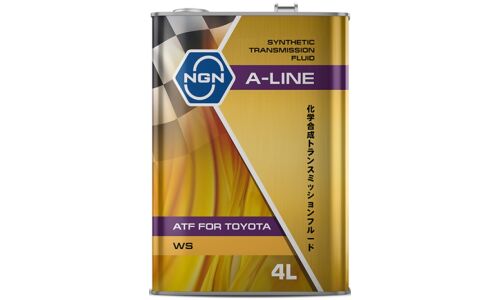 Масло трансмиссионное NGN ATF A-Line, синтетическое, Toyota ATF WS, для АКПП, 4л, арт. V182575131
