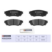 Колодки тормозные дисковые Marshall, задние, комплект на ось (4 шт), арт. M2622434