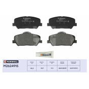 Колодки тормозные дисковые Marshall, передние, комплект на ось (4 шт), арт. M2624915