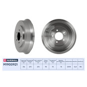 Барабан тормозной Marshall, для Hyundai Porter / H-1, арт. M1900921