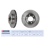 Диск тормозной Marshall, арт. M2000653