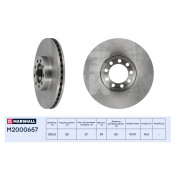 Диск тормозной Marshall, арт. M2000657