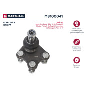 Опора шаровая Marshall, передняя, правая, для Skoda Rapid, Volkswagen Polo, арт. M8100041