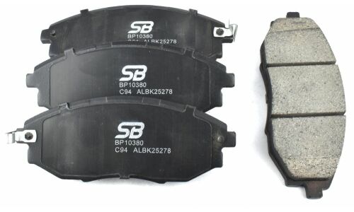 Колодки тормозные дисковые SB NAGAMOCHI, передние, комплект на ось (4 шт), арт. BP10380