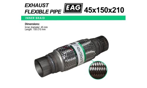 Гофра глушителя Euroex, Innerbraid, 45x150х210мм, 3-слойная, арт. 45x150x210/3