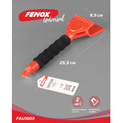 Скребок с двойной рабочей поверхностью усиленный Fenox, арт. FAU1003