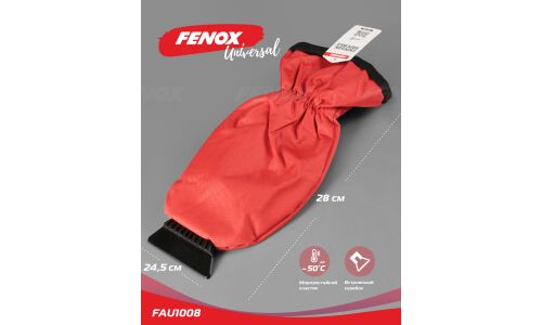Скребок для удаления льда Fenox, с варежкой, арт. FAU1008
