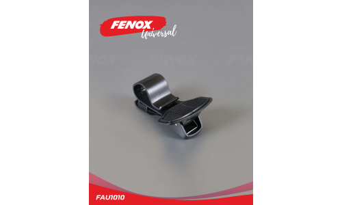 Держатель для телефона Fenox, на солнцезащитный козырёк и руль, с прищепокой, чёрный, арт. FAU1010