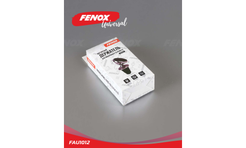 Держатель для телефона Fenox, в дефлектор, магнитный, поворотный, чёрный, арт. FAU1012