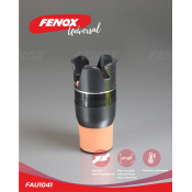 Подстаканник Fenox, в штатный подстаканник, 3 слота, серый/бежевый, арт. FAU1041 Подстаканник Fenox, в штатный подстаканник, 3 слота, серый/бежевый, арт. FAU1041