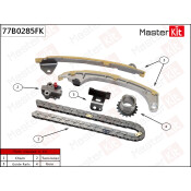 Комплект цепи ГРМ Master KiT, арт. 77B0285FK