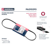 Ремень поликлиновой Marshall, арт. M6310293
