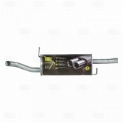 Глушитель выхлопных газов Trialli, задний, для Ford Fusion, алюминизированная сталь, арт. EMM 1004