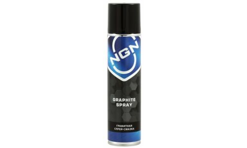 Смазка аэрозольная NGN Graphite Spray, многоцелевая, графитная, аэрозоль 210мл, арт. V0059