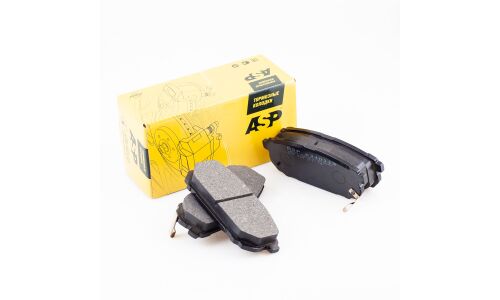 Колодки тормозные дисковые ASP, задние, комплект на ось (4 шт), арт. K340113