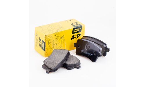 Колодки тормозные дисковые ASP, задние, комплект на ось (4 шт), арт. K410104