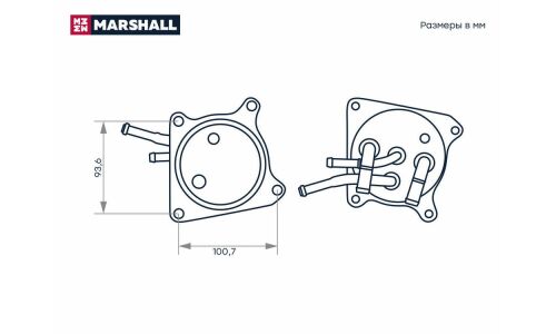 Радиатор масляный Marshall, арт. M4991087