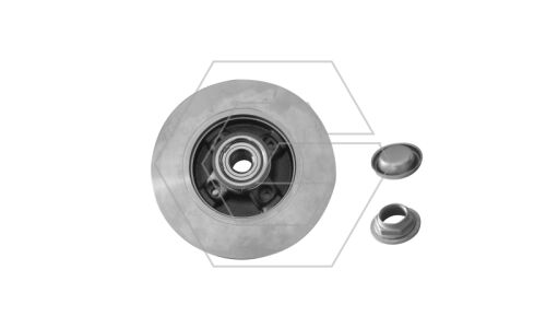 Диск тормозной | зад прав/лев G-AUTOPARTS, арт. GHA230148K