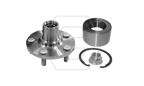 Ступица колеса G-AUTOPARTS, передняя, арт. GHA426030A