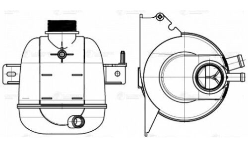 Бачок расширит. охл. жидкости для а/м Лада Largus (12-)/Renault Logan (08-)/Duster (10-) (LET 0938) Luzar, арт. LET 0938