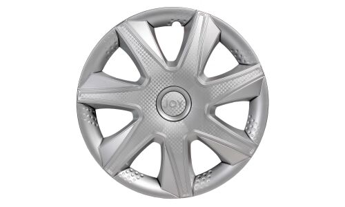 Колпаки на колеса Airline Джой, 16", серебристые, под карбон, 2шт, арт. AWCC-16-36