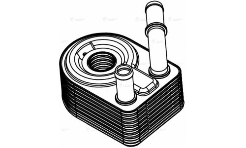 Радиатор масл. для а/м Ford Focus III (11-)/C-Max (10-)/Kuga (12-) 1.4i/1.6i (двигателя) Luzar, арт. LOc 1006