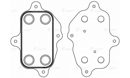Радиатор масл. для а/м SsangYong Kyron (05-)/Actyon (05-)/Rexton (02-) Luzar, арт. LOc 1701