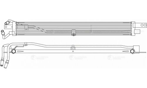 Радиатор масл. для а/м УАЗ 3163 Патриот (19-) АТ Luzar, арт. LOc 0363