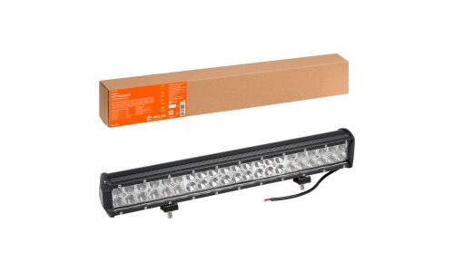 Фара светодиодная (балка) двухрядная, 42 LED комбинир. свет, 126W, (505х78х65) 12/24V AIRLINE, арт. ALED051