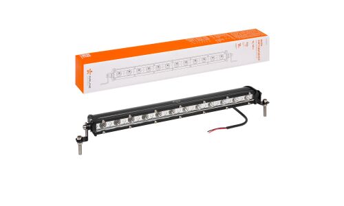 Фара светодиодная (балка) однорядная, 12 LED, направленный свет, 18W (343x30x47) AIRLINE, арт. ALED063