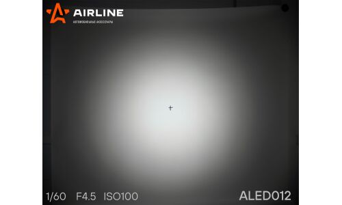 Фара светодиодная овальная, 8 LED направленный свет, 24W, (140х86х55) 12/24V AIRLINE, арт. ALED012