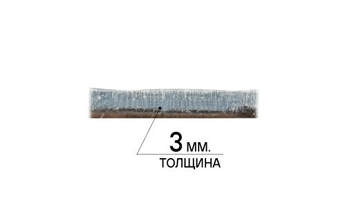 Вибропоглощающий материал Airline Base 3, толщина 3мм, 5.1кг/м², КМП 0.23, лист 250х400мм, арт. ADVI005