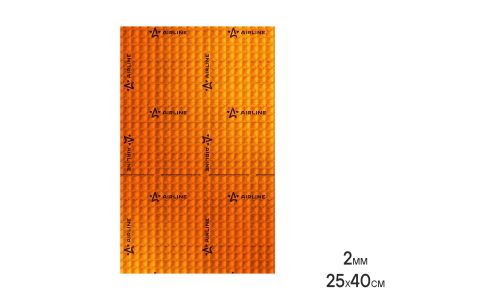 Вибропоглощающий материал Airline Main 2 PRO, толщина 2мм, 3.5кг/м², КМП 0.23, лист 250х400мм, арт. ADVI006