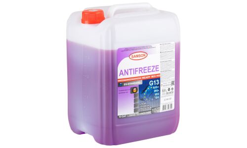 Антифриз Samson Antifreeze EU-Standard, Si-OAT, G13, фиолетовый, -37°C, 10кг, арт. 803450