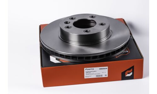 Диск тормозной Partra, передний, правый, 1 шт, арт. DB6065R