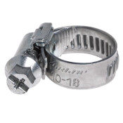 Хомут червячный Airline Ø10-16мм, ширина 9мм, оцинкованная сталь W1, 1 шт, арт. AHC-SZ-02