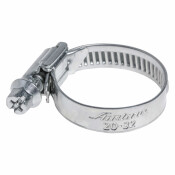 Хомут червячный Airline Ø20-32мм, ширина 9мм, оцинкованная сталь W1, 1 шт, арт. AHC-SZ-05