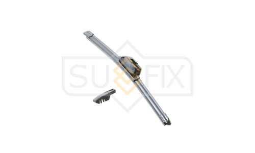 Щётка стеклоочистителя Sufix 330мм (13") бескаркасная, всесезонная, со спойлером, крепление J-Hook, Bayonet, 1 шт, арт. SW-2013