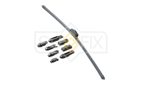 Щётка стеклоочистителя Sufix 650мм (26") бескаркасная, всесезонная, со спойлером, 10 переходников, 1 шт, арт. SW-2026