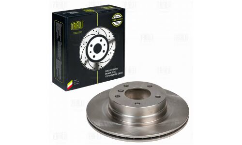 Диск тормозной Trialli, задний, правый/левый, для BMW 1-Series (E81) / 3-Series (E90), 1 шт, арт. DF 261005