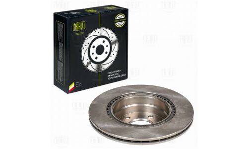 Диск тормозной Trialli, задний, правый/левый, для BMW 1-Series (E81) / 3-Series (E90), 1 шт, арт. DF 261005