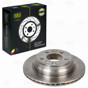 Диск тормозной Trialli, задний, правый/левый, для BMW X1, 1 шт, арт. DF 261003