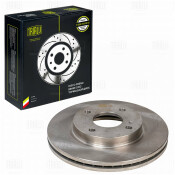 Диск тормозной Trialli, передний, правый/левый, для Ford Fiesta, 1 шт, арт. DF 106110