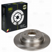 Диск тормозной Trialli, задний, правый/левый, для Honda Accord, 1 шт, арт. DF 230109