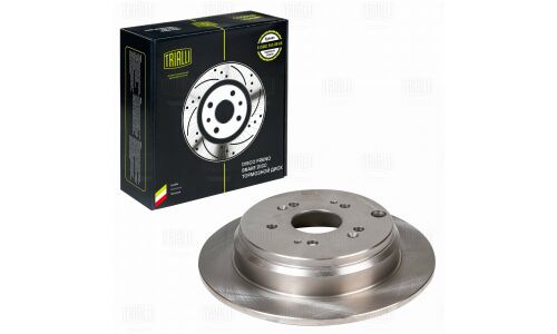Диск тормозной Trialli, задний, правый/левый, для Honda CR-V, 1 шт, арт. DF 230117