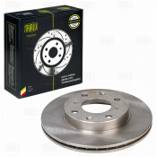 Диск тормозной Trialli, передний, правый/левый, для Honda Jazz / Fit, 1 шт, арт. DF 230120